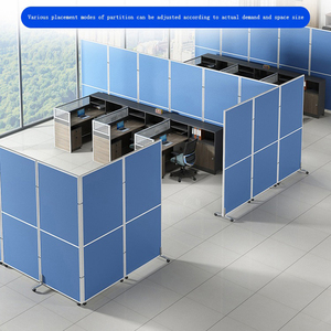 YDPF-59 Biombo Plegable Moderno, Divisor de Espacios Móvil para Oficina, Panel Divisor de Mesa, Pared Divisoria para Oficina - Product Image 2