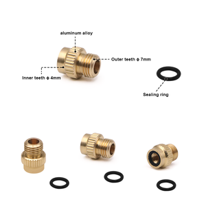 RIDERACE - Embudo de Purga para Frenos de Disco Hidráulicos de Bicicleta, Adaptadores de Metal de Cobre para Bicicleta de Carretera, Accesorios para Herramientas de Embudo de Aceite para <span class=keywords><strong>Shimano</strong></span> - Product Image 5