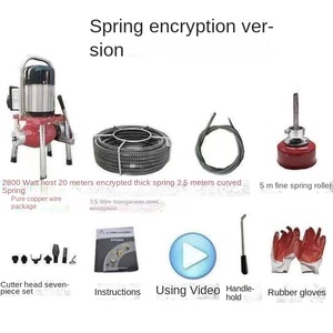 Outil flexible de serpent de câble de débouchage de vidange de baignoire électrique robuste pour la maison - Product Image 6