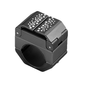 Support de téléphone Johorme pour vélo, moto, trottinette électrique, pince de 36 mm, anneau de fixation en alliage noir avec pince réglable - Product Image 1