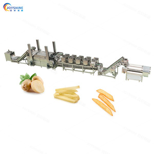 Ligne d'assemblage semi-automatique d'une capacité de 150kg pour le traitement des frites comprenant une friteuse pour la production d'aliments surgelés - Product Image 2