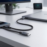 Cables de Aleación de Aluminio Premium de 2 m para Carga Rápida Tipo C USB C 100 W PD 27 W Tipo C a C Transferencia de Datos para IOS