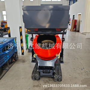 Camión Mezclador de Concreto Tipo Oruga Amarillo con Motor para Mezclado y Transporte en Obras de Construcción - Product Image 3