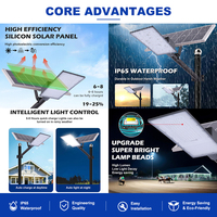Lampadaires solaires LED étanches IP65 en aluminium, fabrication chinoise, 60, 120, 150 watts