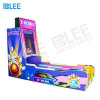 Machine de jeu vidéo simulateur de tir et de bowling à monnayeur avec récompense par ticket pour centre de jeux intérieur, en métal et plastique, garantie 1 an