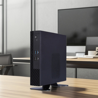 Mini PC de bureau Sharerdp personnalisé Celeron N5095 J4125, double cœur, DDR4, avec VGA HD, portable, pour le bureau, prise US