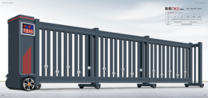 Portão Deslizante Telescópico Automático de Alta Resistência, Portão Elétrico de Segurança Industrial - Product Image 3