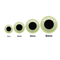 Oben rechts AC051 Luminous Plastic 3d Fisch augen 3D Holo graphic Fishing Oval Pupil Lure Eye