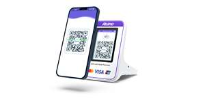 Aisino Màn hình kép năng động mã QR hiển thị thiết bị đầu cuối thanh toán q161 QR Pro + NFC thiết bị thanh toán cho người bán - Product Image 2