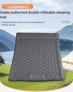 Colchón Inflable Doble Portátil, Ligero, para <span class=keywords><strong>Camping</strong></span>, Senderismo, Cama de Aire para Tienda de Campaña, Colchoneta para Dormir de TPU para 2 Personas, Plegable - Product Image 2