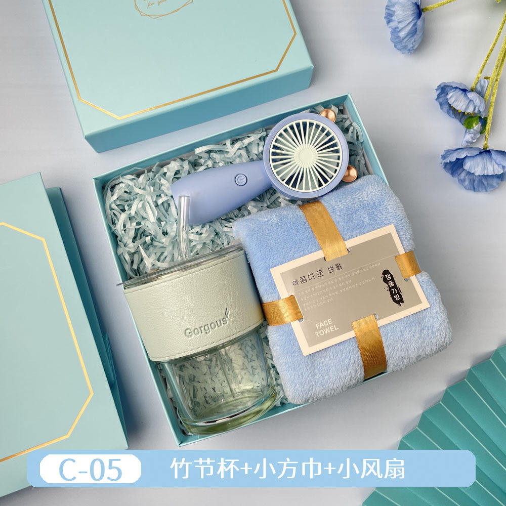 C-05 [bamboo cup + small square scarf + small fan]