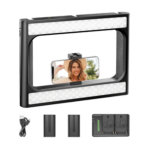 Estabilizador <span class=keywords><strong>de</strong></span> Teléfono Universal <span class=keywords><strong>NEEWER</strong></span> con <span class=keywords><strong>Luz</strong></span>, Soporte <span class=keywords><strong>de</strong></span> Video para Smartphone con Anillo <span class=keywords><strong>de</strong></span> <span class=keywords><strong>Luz</strong></span> LED para Selfies - Product Image 1