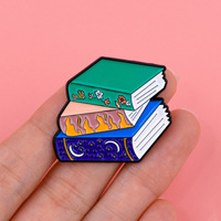 16 styles de pins en émail pour les amoureux des livres, broches à slogan littéraire, badges de lecture pour les lecteurs de fiction, décorations de sac à dos, cadeaux pour les bibliophiles