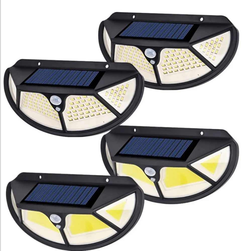 Best Sale China Supplier Waterproof Outdoor Motion Sensor Infrared Wall Lamp, 100 Led Garden Sensor Solar Light