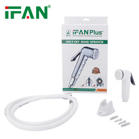 Ifan Meilleure Vente Ensemble de Douche Bidet Musulman en Plastique, Pulvérisateur Bidet Portable Shattaf à Nettoyage Automatique