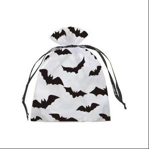 Halloween Organza borsa <span class=keywords><strong>con</strong></span> coulisse <span class=keywords><strong>ragnatela</strong></span> & fantasma Design per regali di festa a caldo timbratura caramelle per uso festivo - Product Image 6