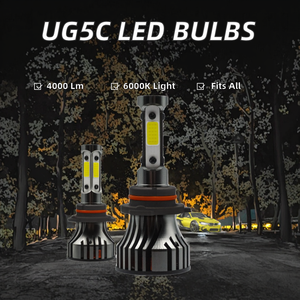 UG5C ซุปเปอร์ไบรท์ COB LED 6000K 4000 ลูเมน 72W หลอดไฟหน้ารถยนต์แบบกำหนดเองใหม่ - Product Image 2