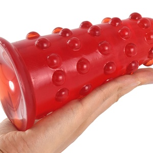 FAAK Lifelike Full of Beads Flexible Soft Anal Stimulation Toys Vagina Massage G-spot Rubber Penis Huge <b>Dildo</b> Adult Sex Toys - Product Image 1