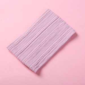 Bandeau pour <span class=keywords><strong>bébé</strong></span> en nylon jacquard doux, super extensible, à bord large, confortable, accessoires pour cheveux pour nouveau-nés et petites filles - Product Image 3