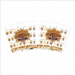 Vaso de Cartón con Recubrimiento de PE de una Cara, Grado Alimenticio, Impresión Flexográfica, para Bebidas y Aperitivos, Venta al Por Mayor - Product Image 1