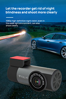Caméra de tableau de bord avant et arrière, télécommande, GPS ADAS, caméra de tableau de bord de voiture, caméra de stationnement 24H, DVR double dvr, boîte noire de voiture
