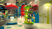 Meuble de Présentation LED Personnalisable pour Jouets, Étagère de Boutique pour Jouets, Design Intérieur pour Enfants