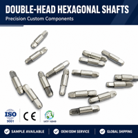 Pièces de tournage CNC de précision en acier inoxydable hexagonales sur mesure, pièces usinées CNC personnalisées OEM ODM