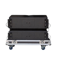 Haut-parleur son RIY-208 double haut-parleur passif de 8 pouces avec système d'aimant néodyme haut-parleur professionnel Sound Line Array