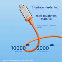 Cable de Carga Superrápida de 240W, Cable de Carga Tipo-C, Compatible con Huawei, Xiaomi, Apple, Cable de Datos con Carga Rápida