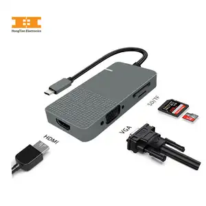 USB 3.0 4 Port HUB Expansion Dock Type C to USB Hub 4 in 1 Docking Station Adapter Docking Station 5 in 1