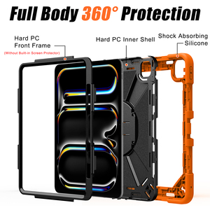 Étui robuste pour iPad Air 13 pouces et iPad Pro 13 pouces, coque de tablette ultra-résistante avec béquille rotative et support pour stylet - Product Image 6