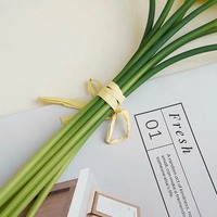 Bouquet de mariée beauté PU blanc vraie touche fleur artificielle Mini Calla Lily pour la décoration de jardin à la maison