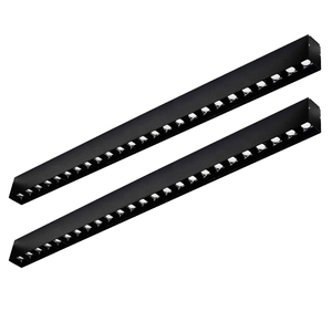 Lámpara Colgante LED <span class=keywords><strong>de</strong></span> Diseño Moderno, Tubo <span class=keywords><strong>de</strong></span> Iluminación Lineal Suspendido, Perfil LED Enlazable para Escuelas <span class=keywords><strong>y</strong></span> Oficinas, Iluminación Superior e Inferior - Product Image 4