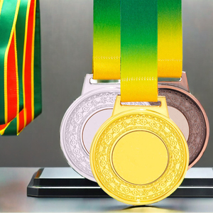 Medalla de Metal en Blanco Sojagy, Personalizable con Grabado, para Eventos Deportivos, Premios Conmemorativos Escolares, Aleación de <span class=keywords><strong>Zinc</strong></span>, Chapada en Oro, Plata <span class=keywords><strong>y</strong></span> Bronce - Product Image 5