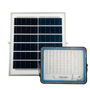 Projecteur solaire LED 200W, extérieur, étanche, corps en plastique, télécommande, éclairage de jardin, IP67, angle de faisceau 120°, 2 ans de garantie - Product Image 2