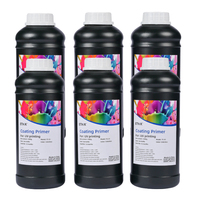 Primaire de revêtement UV liquide de prétraitement pour impression numérique sur verre, céramique, carrelage, métal, acrylique, compatible pulvérisation UV