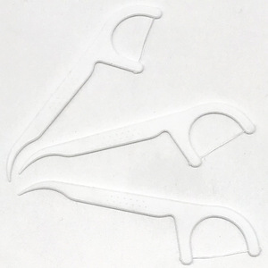 Cure-dents à fil dentaire, lot de 50, pack familial, cure-dents à fil dentaire jetables en plastique haute résistance - Product Image 1