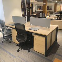 Moderne 4 6 8 Personne Bureau Poste De Travail Escritorio De Oficina Longue Table Bureau Poste De Travail Cloisons Bureau Bureau