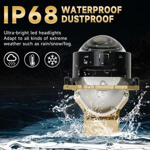 Faro Delantero Láser con Lente de Proyector Bi-LED Súper Brillante de 3 Pulgadas, IP68 Resistente al Agua, 6000K, 140W, 14000LM, Ajuste Universal para Automóviles - Product Image 6