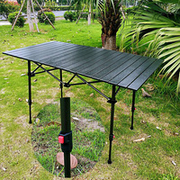 Aptx — table portable et pliable 2022 mise à niveau, table à manger de Camping pour l'extérieur, portable et extensible