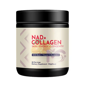 Suplemento de Colágeno Liposomal NAD+ de 500 mg OEM con Resveratrol, Vitamina C y Biotina para un Envejecimiento Saludable, Energía, Cabello, Piel y Uñas - Product Image 1