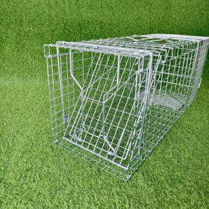 <span class=keywords><strong>Cage</strong></span> de piège pour animaux sauvages vivants galvanisée professionnelle pliable réutilisable Offre Spéciale de haute qualité - Product Image 3