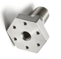 MTS 402641 Flensa Instalasi Berulir 3/4 "-16 UNF Sambungan Flensa Heksagonal