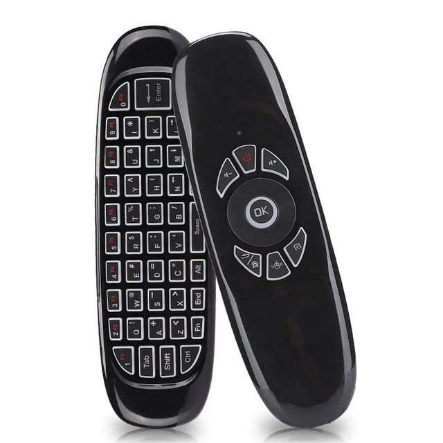 2.4G Wireless Keyboard C120 Multifunctional Air Fly Mouse Smart TV Remote Control for TV Box/PC/Smart TV/Projector