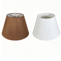 Abat-jour en tissu de lin minimaliste moderne pour lampes de table/de chevet/de mur/de sol