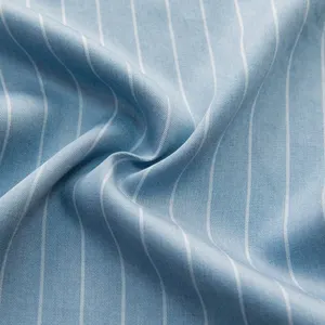 100% Tencel Denim Wholesale Fabric Stripe Lezning Tencel Denim Fabric Factory Manufacture Price DIY Clothes