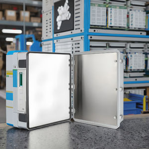 Armoire électronique extérieure haute visibilité IP67 730x530x250mm PC/ABS <span class=keywords><strong>porte</strong></span> à charnière transparente IP65/IP66 boîte de projet électrique haute - Product Image 4