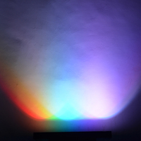 Stores lumineux de scène à led cob, 2 pièces, 8x30w rgb