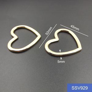 ملابس سباحة معدنية لامعة على شكل حرف V-مشبك أجهزة ملابس سباحة سبيكة/نحاسية زنك للبيكيني والملابس الداخلية موصل قابل للغسل - Product Image 6