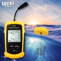 LUCKY FF1108-1 Détecteur de poissons portable Sondeur de pêche sur glace Sondeur d'alarme Sondeur de pêche 0.7-100m Sondeur d'écho de pêche